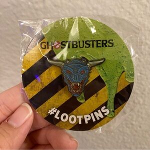 Loot Crate Ghostbusters Blue Demon Pin
